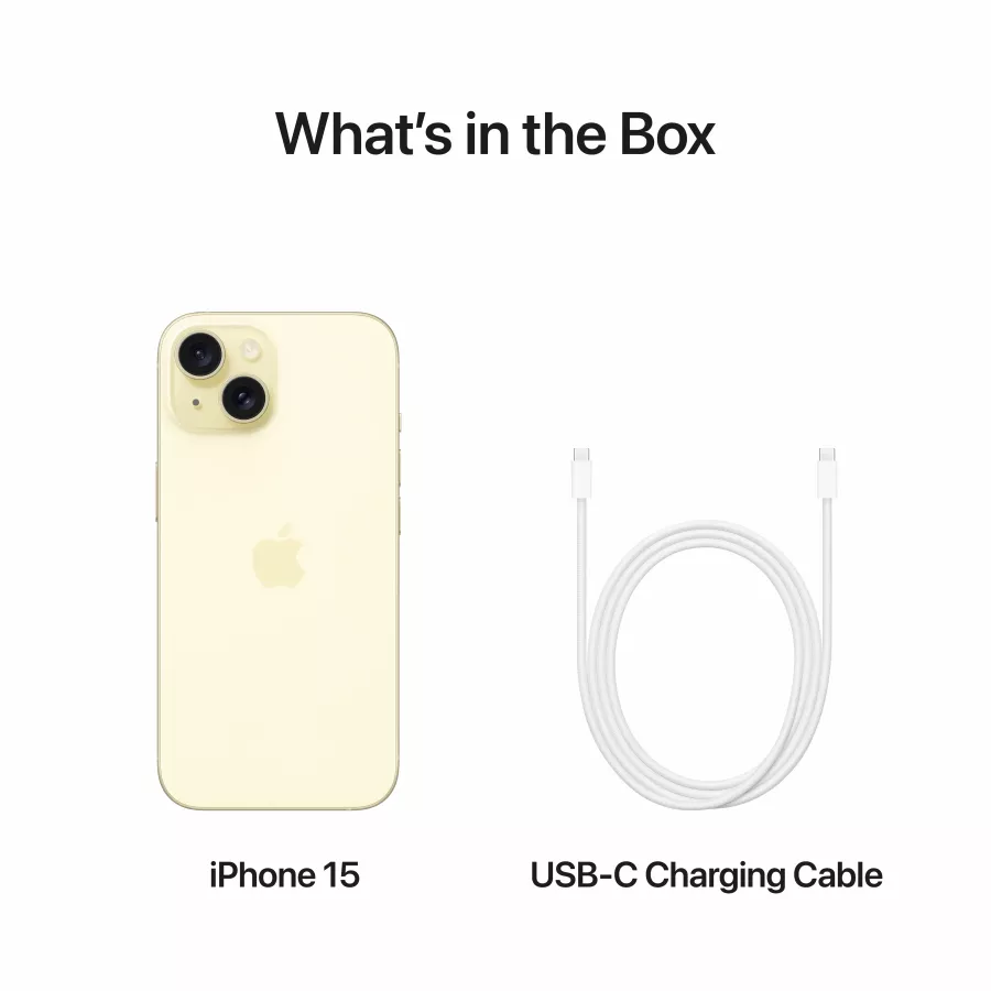 Apple iPhone 15, 256 GB, Yellow — Image №8