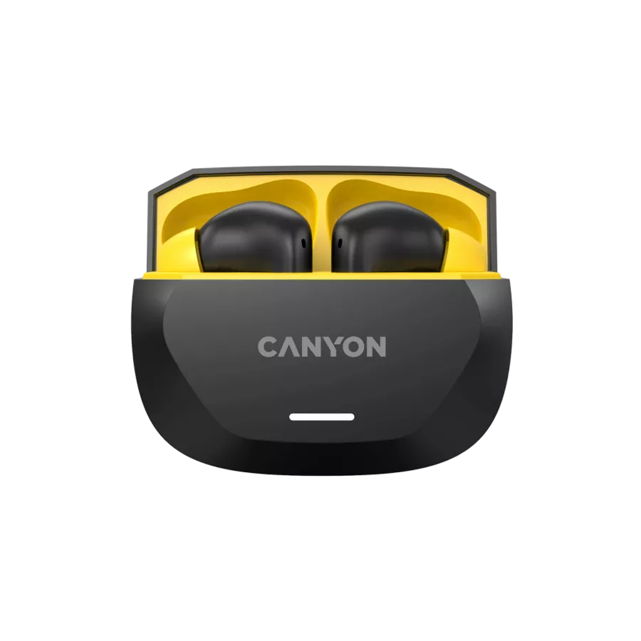 CANYON TWS-7 Ασύρματο Ακουστικό, Μαύρο / Κίτρινο — Εικών №3