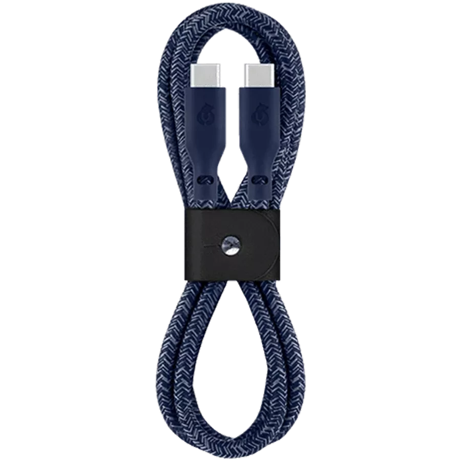 UBEAR Кабель USB-C, Синий, 1.2м — image №1