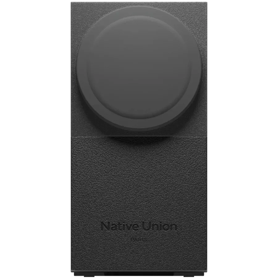 Бездротовий зарядний пристрій Native Union Rise 2-in-1 Qi2 Black (RS-2IN1-BLK) — Зображення №1