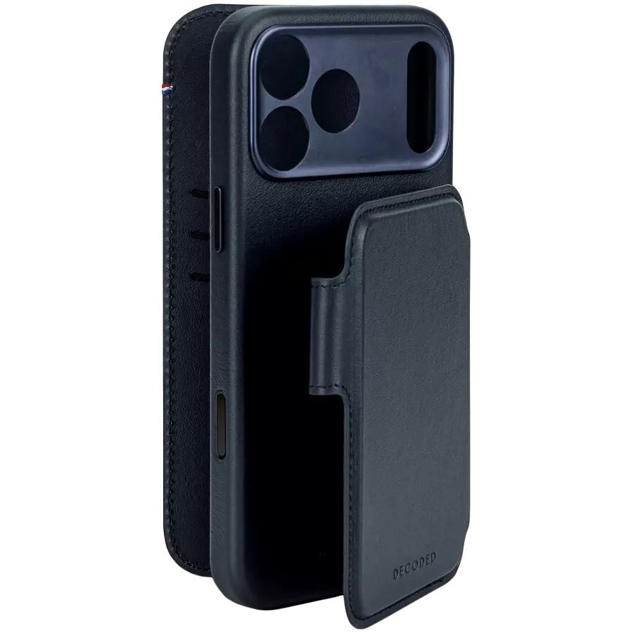 DECODED Wallet MagSafe detachable folio with MagSafe, Navy Shadow for iPhone 17 Pro — Image №2