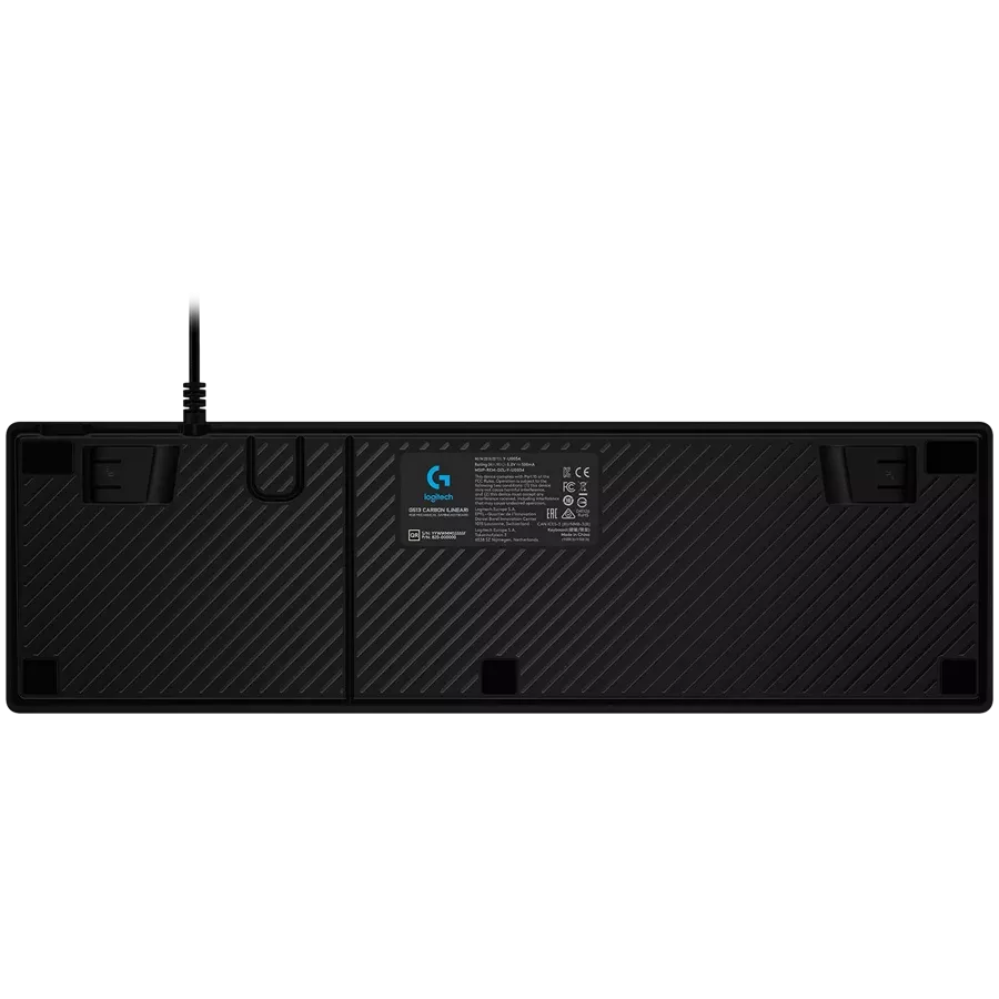 LOGITECH G513 Πληκτρολόγιο παιχνιδιών, Ενσύρματο, Carbon, Διεθνή Αγγλικά — Εικών №4