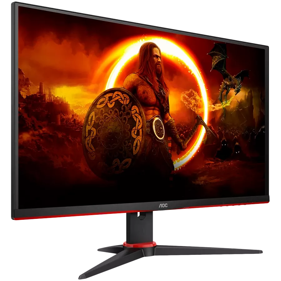 AOC Monitor LED (27", 1920x1080, IPS) Black/Red — Image №2