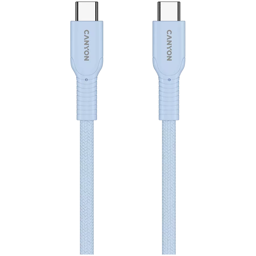 CANYON USB-C Cable, 1 m, Light Blue — Image №3