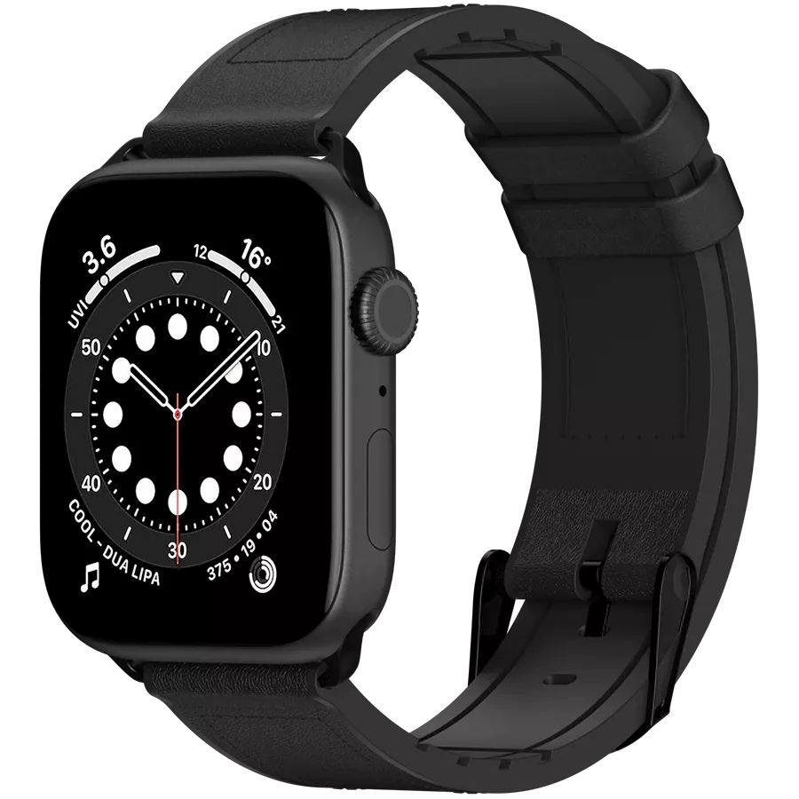 Band SWITCHEASY Hybrid Band for Apple Watch  38/40 mm Hybrid  Band Սև for Apple Watch 38/40/41 mm — image №1