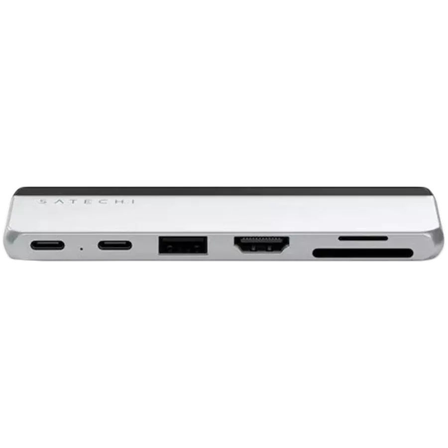 Адаптер SATECHI USB-C, Серебристый — image №3