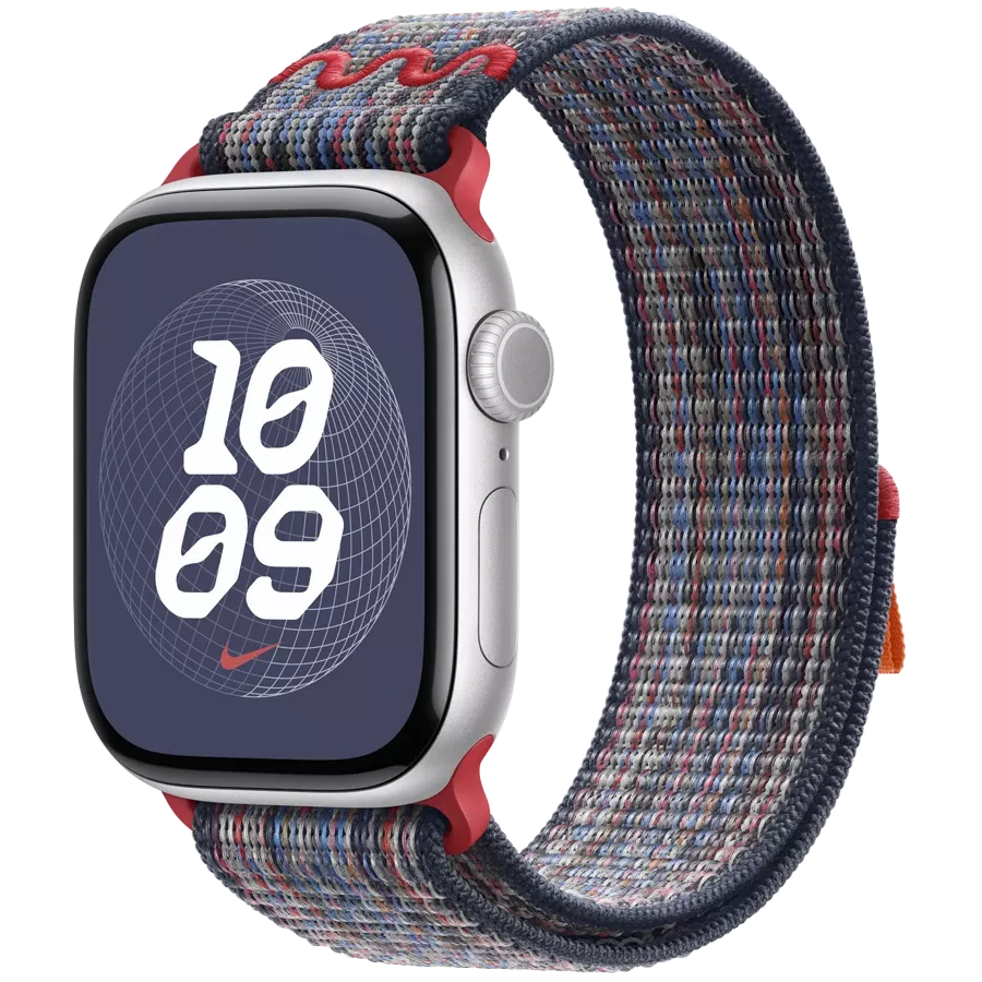 APPLE 42mm Nike Sport Loop Band Extension Nike Sport Loop Μπλε κόκκινο Για Apple Watch 38/42 mm — Εικών №2