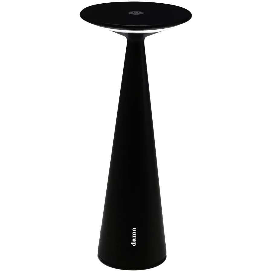 ZAFFERANO DAMA PRO TABLE LAMP 125x291mm. DIM MATT BLACK 2.2W LED 146-186lm. — Image №1 ZAFFERANO DAMA PRO TABLE LAMP 125x291mm. DIM MATT BLACK 2.2W LED 146-186lm. — Image №1