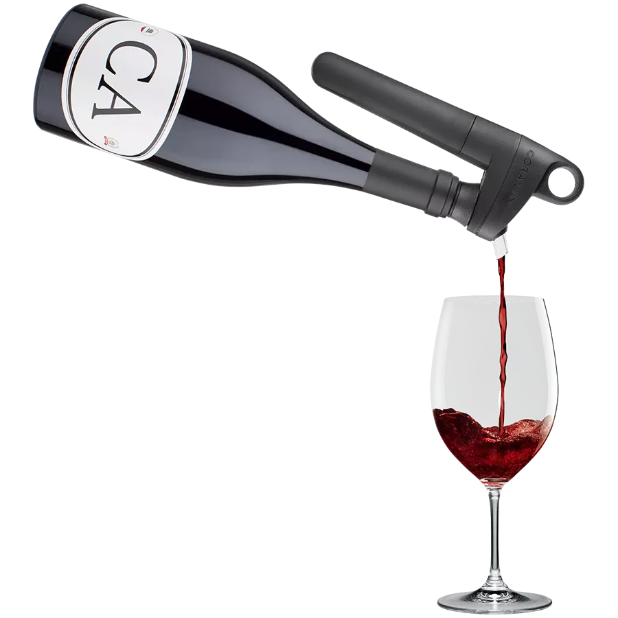 CORAVIN Pivot Система хранения вина, черный/красный — Изображение №8