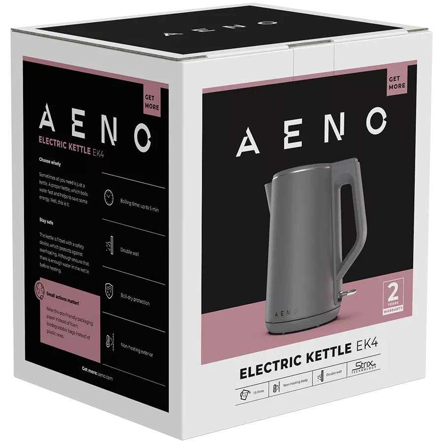AENO EK4 Kettles (1.5 L), Dark Gray — Image №6