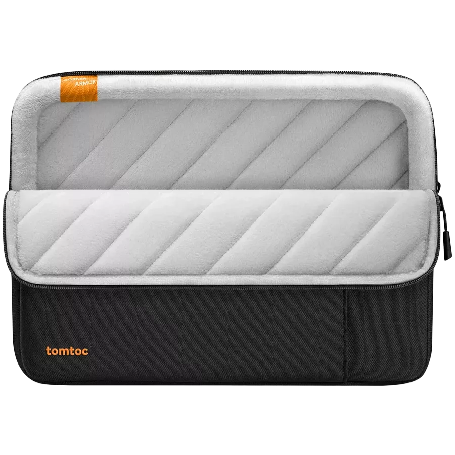 TOMTOC Сөмке Defender-A13 Laptop Sleeve  Қара for MacBook Pro 16/Notebook up to 16" — image №2