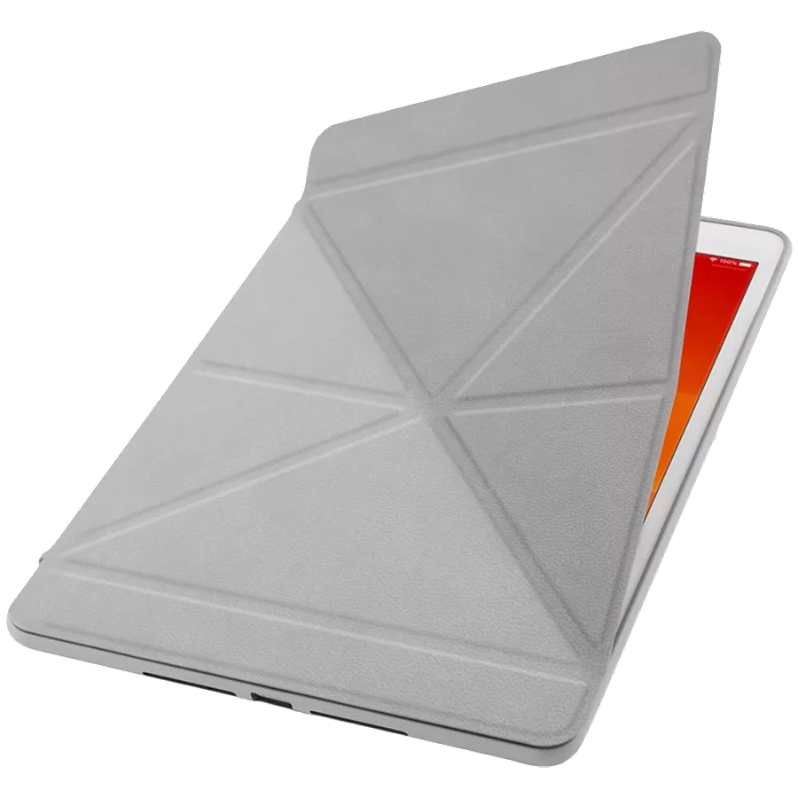 Обложка Smart Cover MOSHI VersaCover  Серая для iPad (7-го, 8-го и 9-го поколения) — Изображение №3