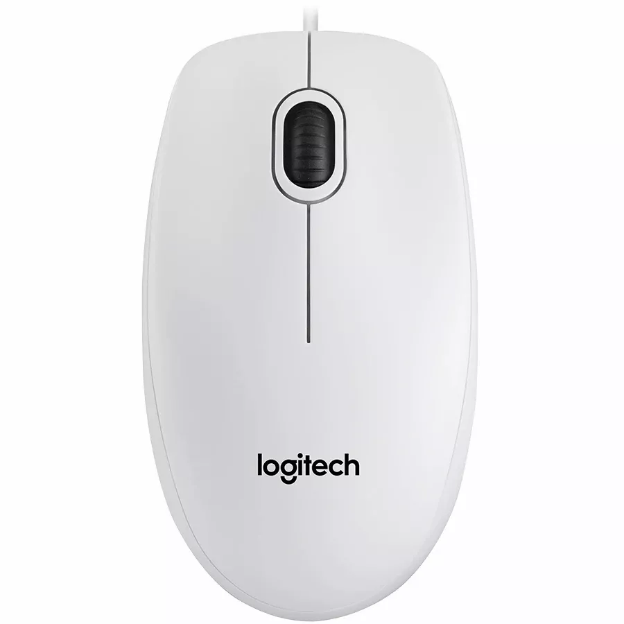 Миша LOGITECH B100 USB White (L910-003360) — Зображення №1