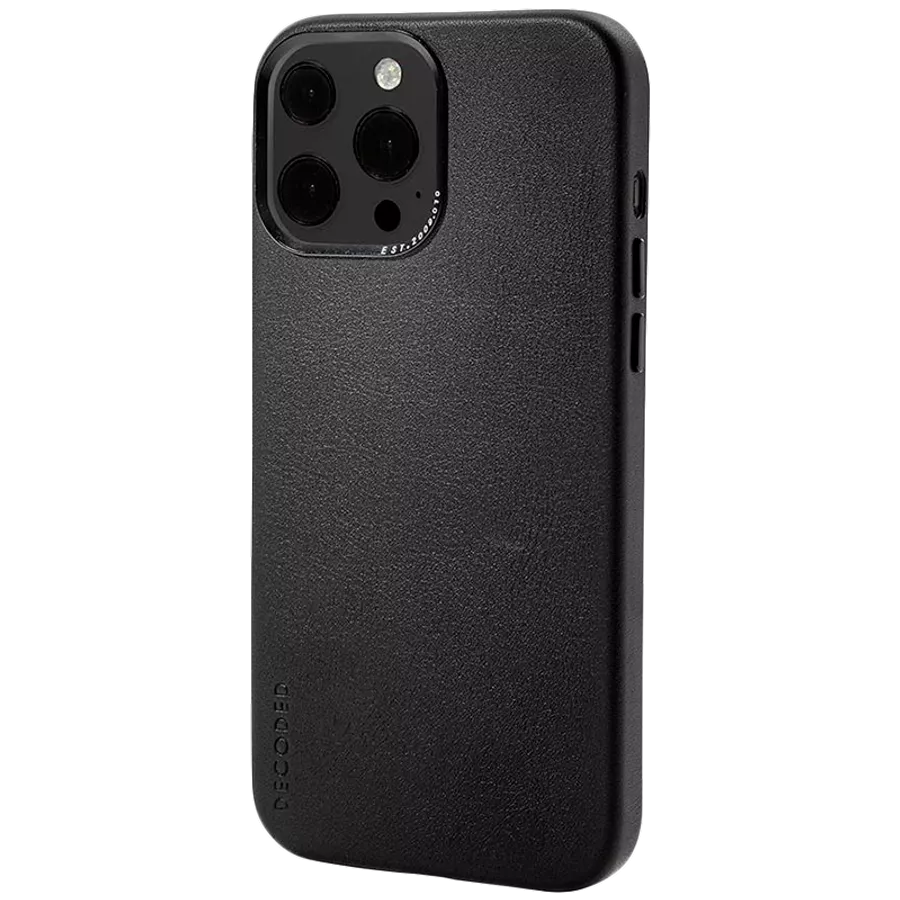 DECODED Θήκη Leather Case με MagSafe, Μαύρος for iPhone 13 Pro Max — Εικών №2