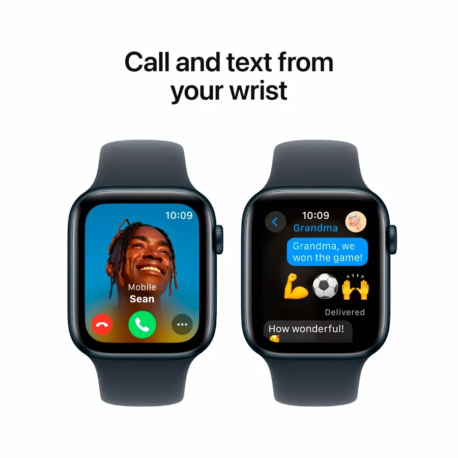 Apple Watch SE GPS Gen.2 (2024)  Midnight Sport Band, S/M, 40mm, Midnight — Image №4