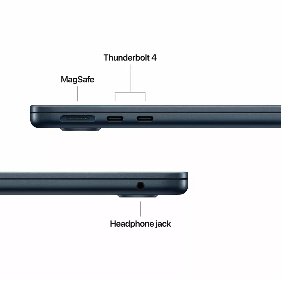 Apple MacBook Air 13.6"  Apple M4 (10C CPU/10C GPU), 24 GB, 512 GB, Midnight, 2025 — Image №7
