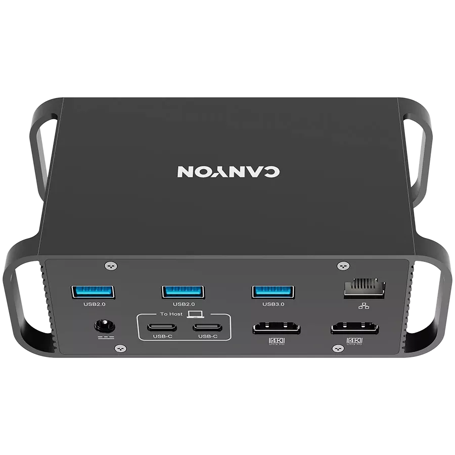Мультипортова док-станція CANYON HDS-95ST USB-C 14в1 Black (CNS-HDS95ST) — Зображення №1