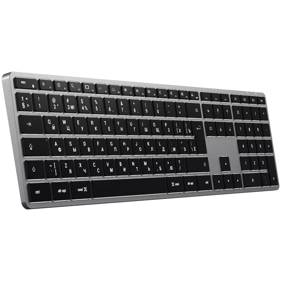 SATECHI Slim X3 Πληκτρολόγιο, Ασύρματο, Space Gray — Εικών №2