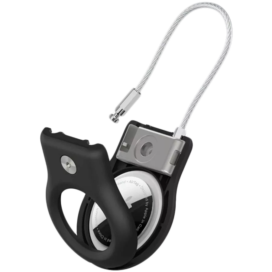 BELKIN Secure Holder with Wire Cable  for AirTag, Black — Image №3