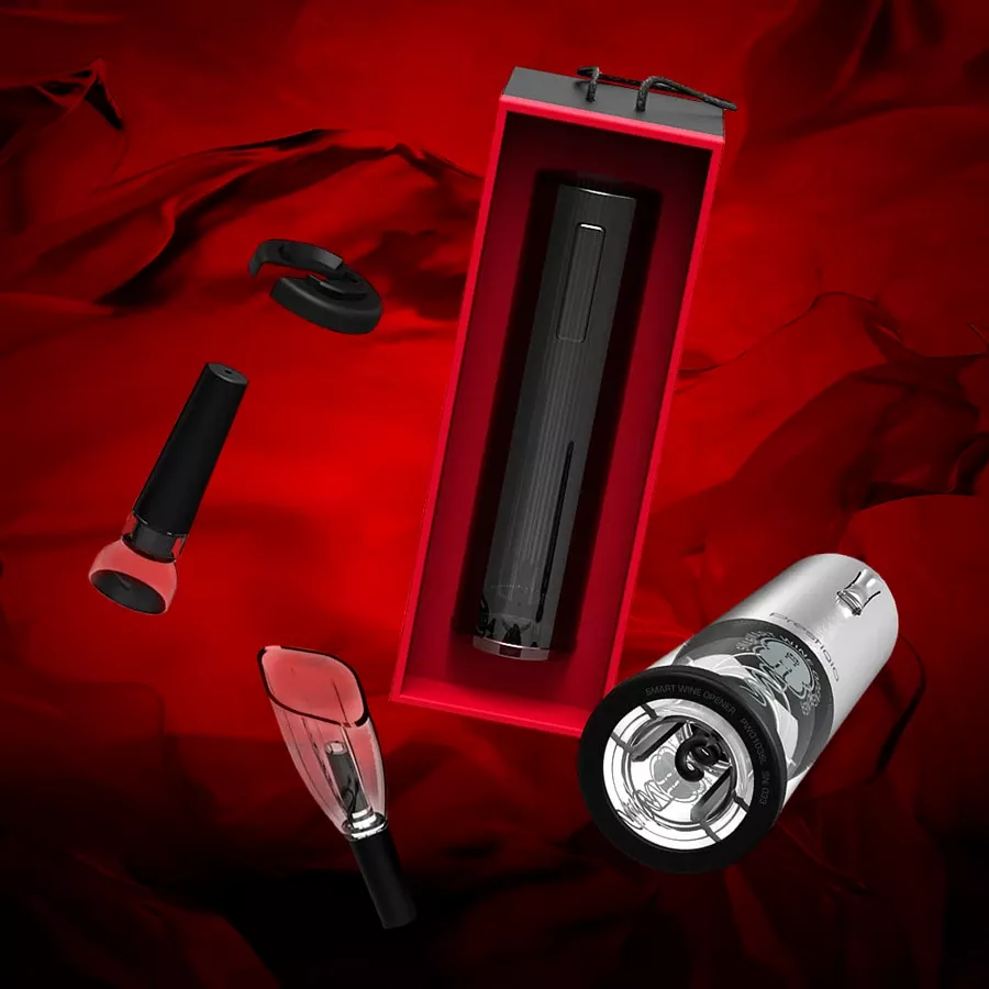 PRESTIGIO Smart wine opener, Серебристый глянец — Изображение №9