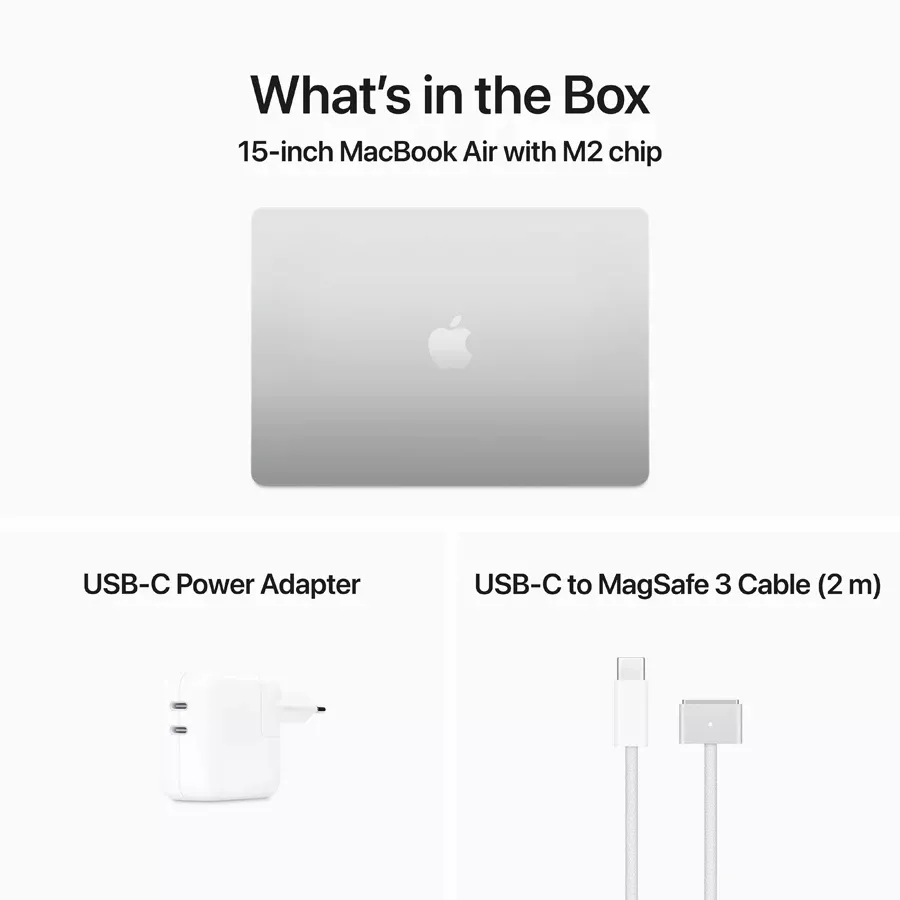 MacBook Air 15.3"  M2 (8C CPU/10C GPU), 8 GB, 256 GB, Silver — Image №11