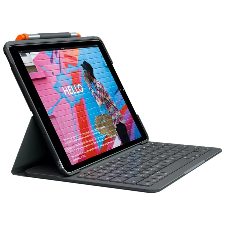 Keyboard Case LOGITECH (CIS) Slim Folio  for iPad (7th generation) — სურათი №1