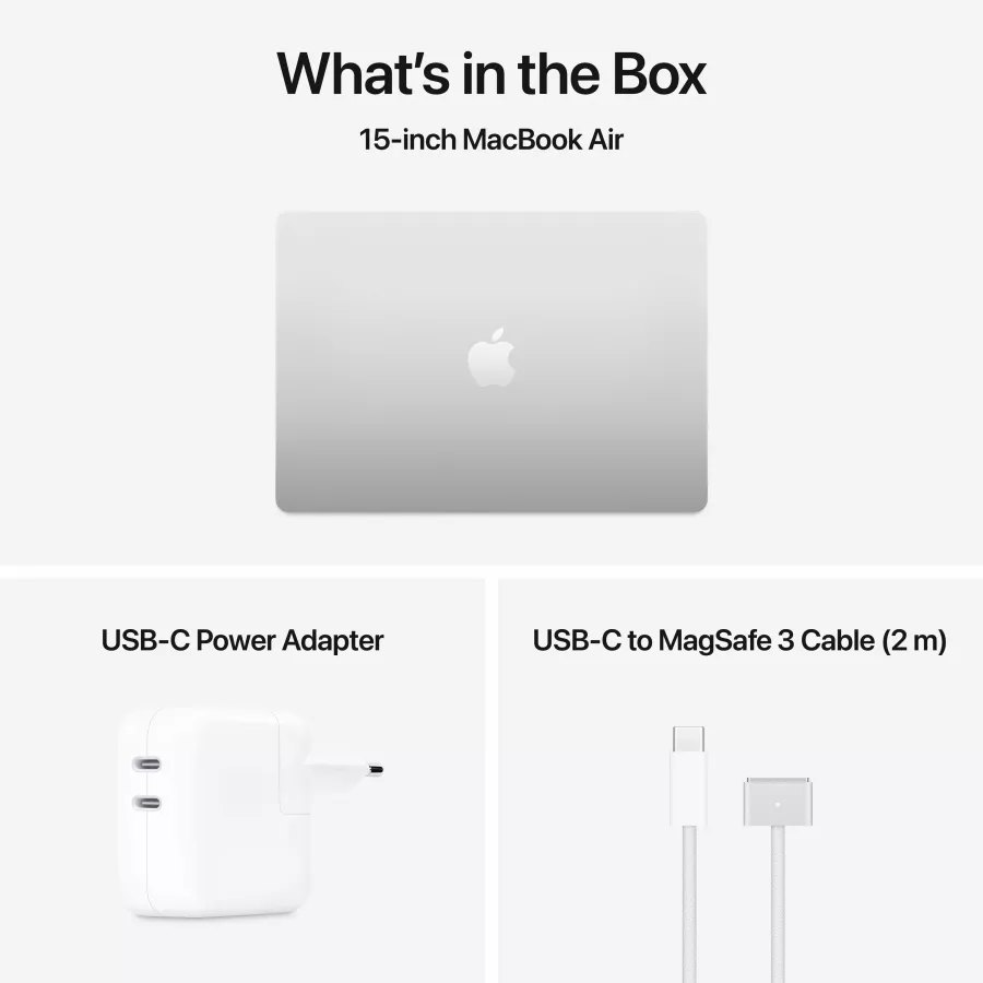 Apple MacBook Air 15.3"  Apple M4 (10C CPU/10C GPU), 24 GB, 512 GB, Silver, 2025 — Image №9