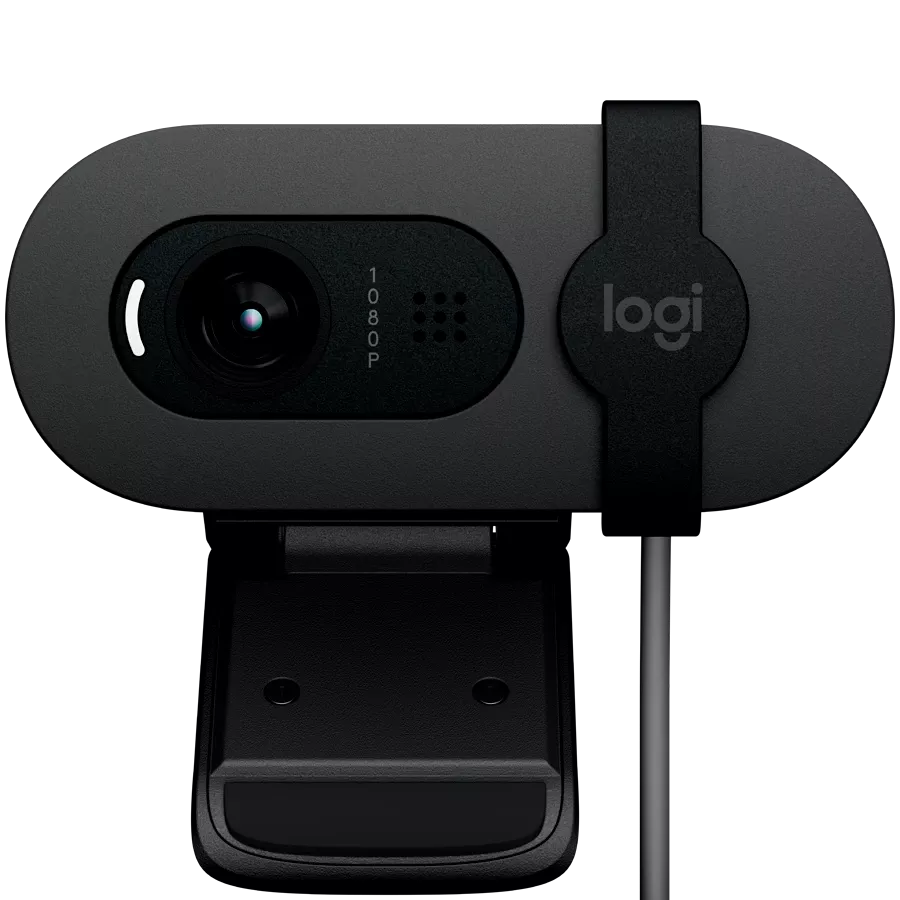 Веб-камера LOGITECH Brio 100 Full HD Webcam - GRAPHITE - USB - EMEA28-935 (L960-001585) — Изображение №1