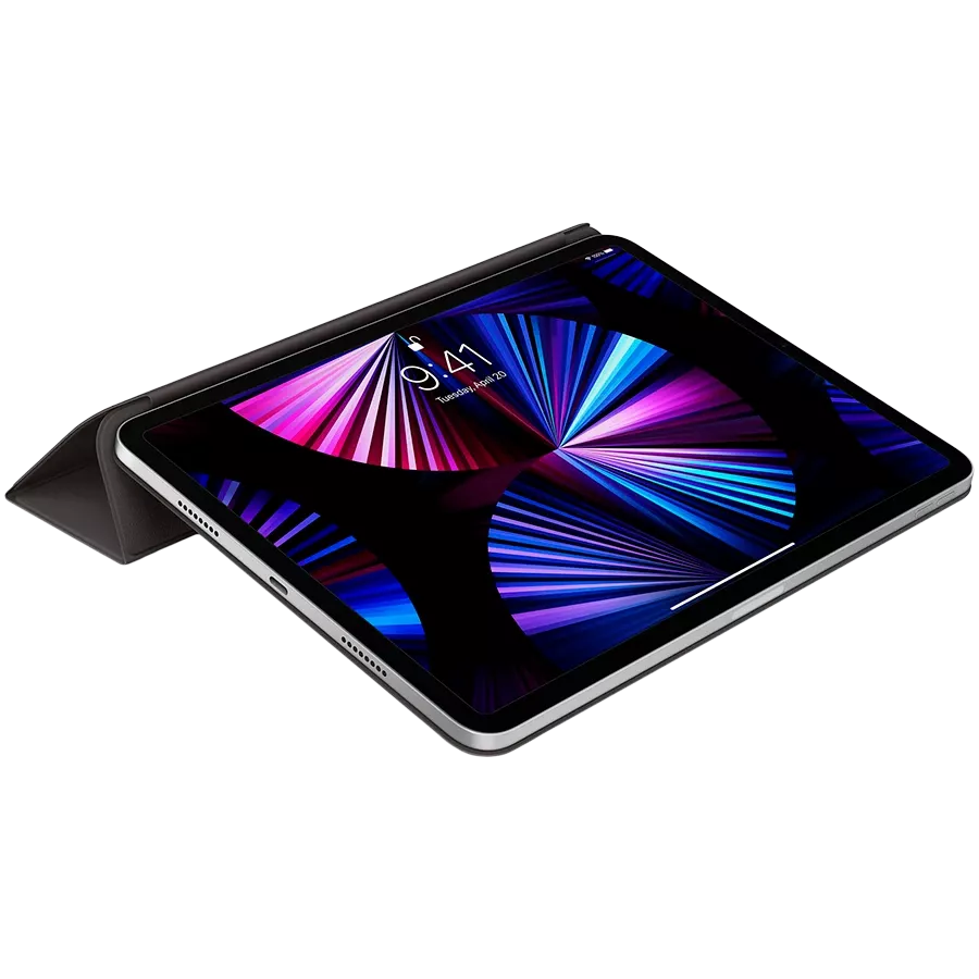 Обложка APPLE Smart Folio  Чёрная для iPad Pro 11 дюймов (1-го, 2-го и 3-го поколения) — Изображение №3