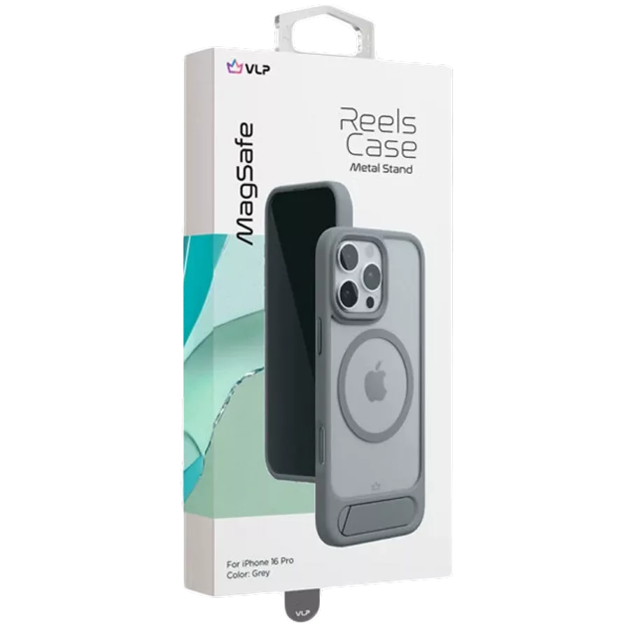 Case VLP Reels with MagSafe Gray for iPhone 16 Pro — Image №3