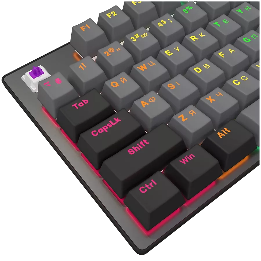 Клаваатура LORGAR Azar 514 RGB, Black (LRG-GK514B-UA) — Зображення №4