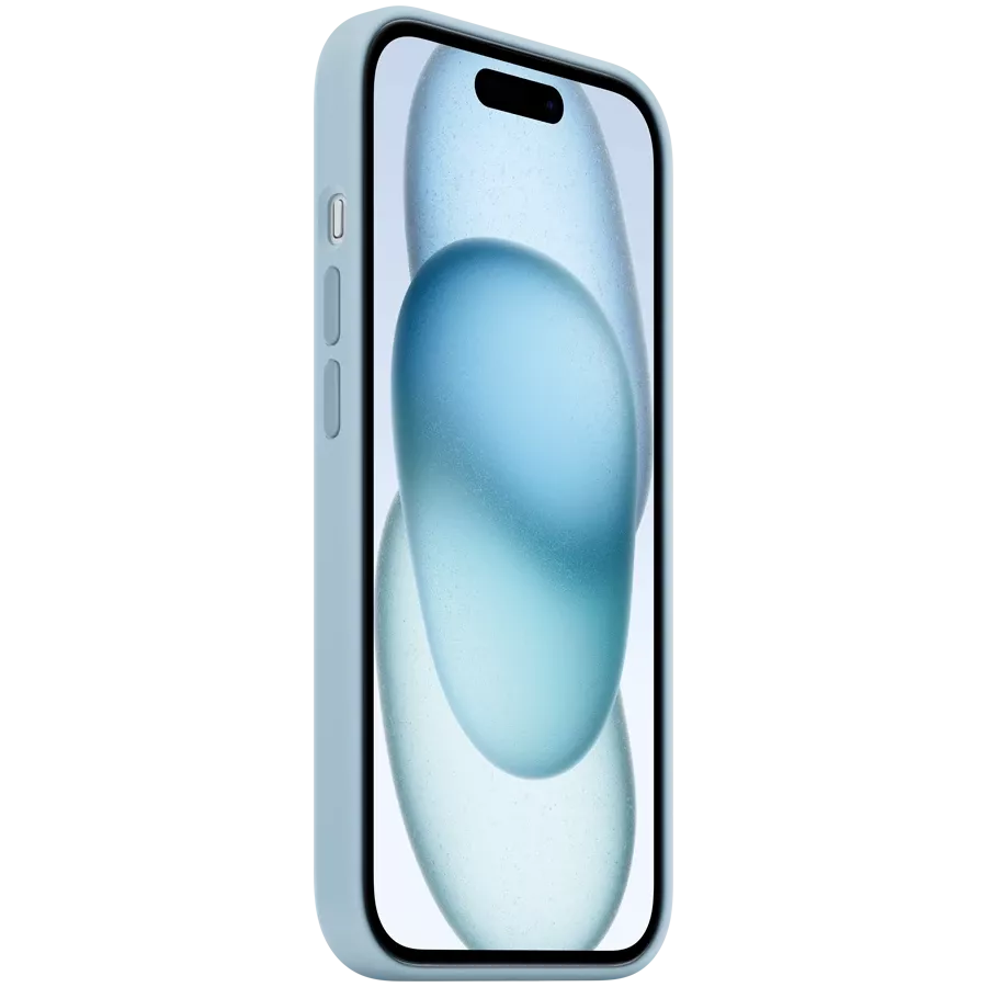 Чохол APPLE силіконовий з MagSafe Світло-блакитний для iPhone 15 — Зображення №2