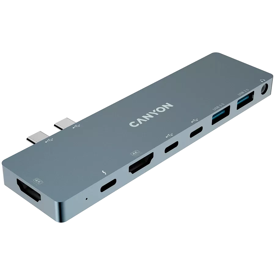 Мультипортова док-станція CANYON 8в1 USB Type С (CNS-TDS08DG) — Зображення №3