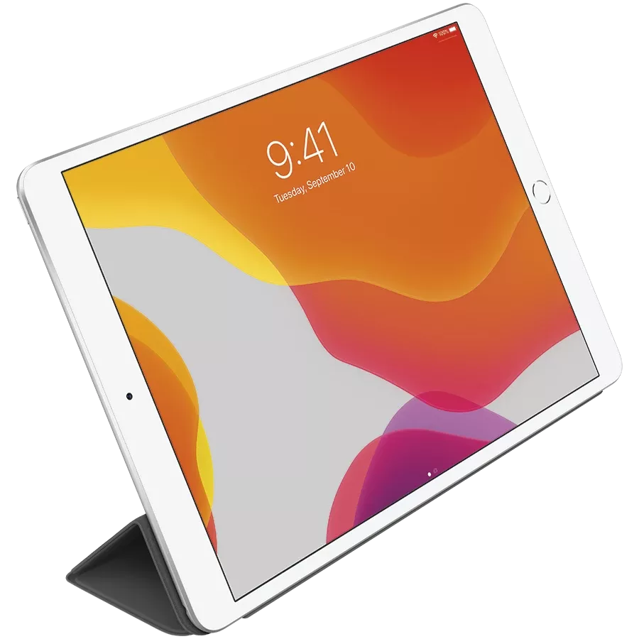 Обложка APPLE Smart Cover  Чёрная для iPad (7-го, 8-го и 9-го поколения)/iPad Air (3-го поколения)/iPad Pro 10,5 дюйма — Изображение №3
