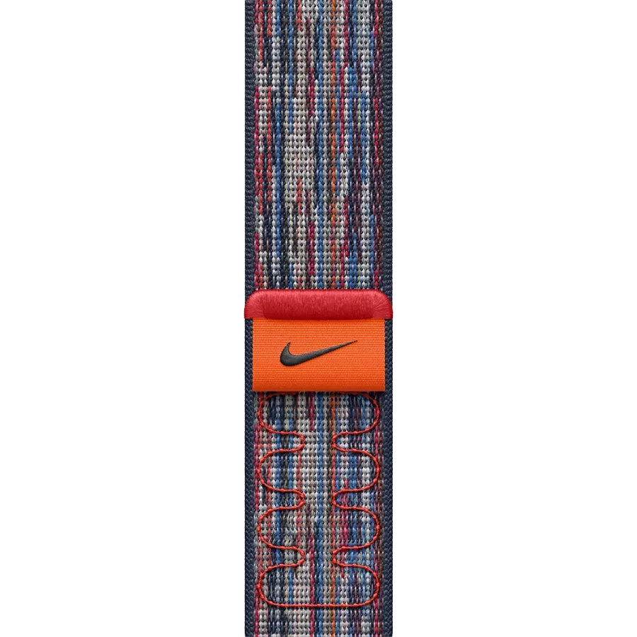 Удлинитель ремешка APPLE 46мм Nike Sport Loop Nike Sport Loop Blue/Red для Apple Watch 44/46 mm — Изображение №1