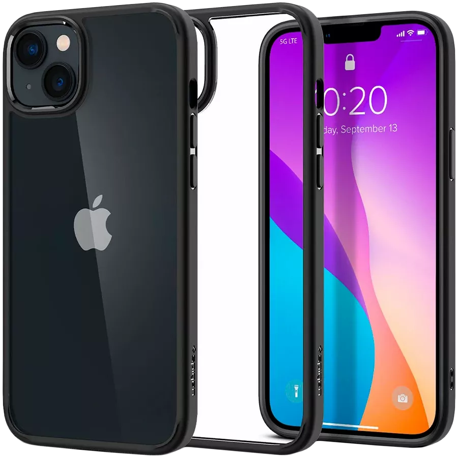Чохол SPIGEN SGP Ultra Hybrid  Матовий чорний для iPhone 14 — Зображення №3