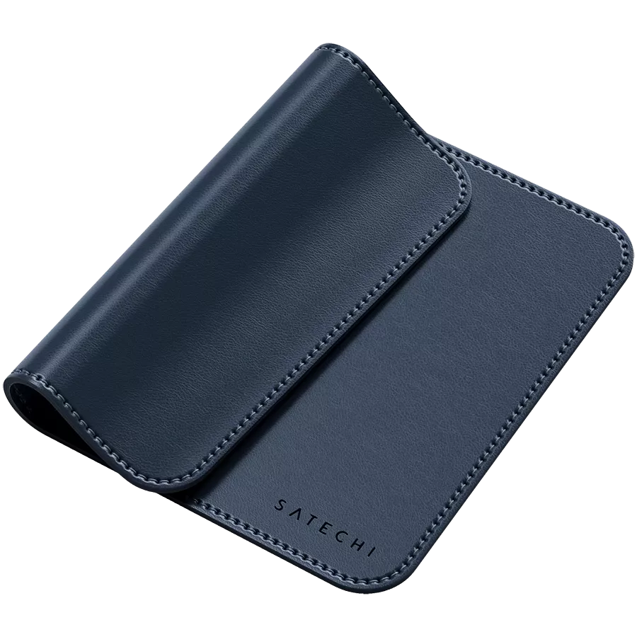 SATECHI Vegan-Leather Premium Mouse Pad, Blue — Image №4