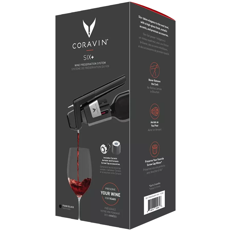CORAVIN Timeless Six Plus Timeless Six+ Система сохранения вина, Чёрный — Изображение №10