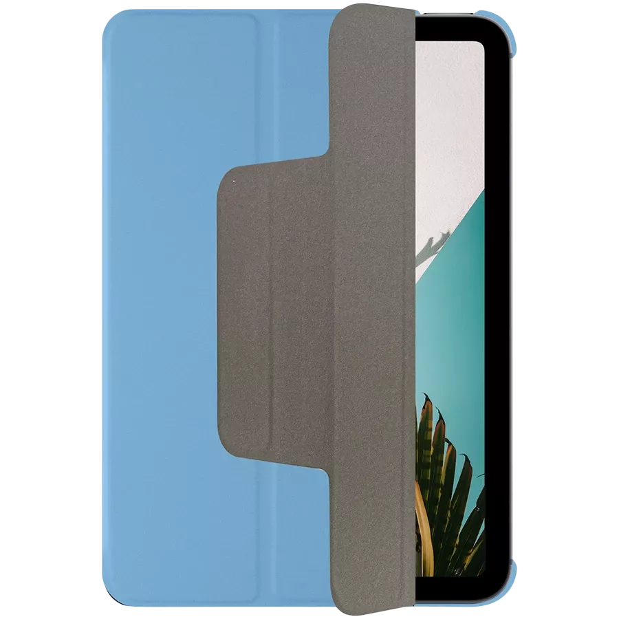 Обложка Smart Folio MACALLY Bookstand  Синяя для iPad mini (6-го поколения) — Изображение №1
