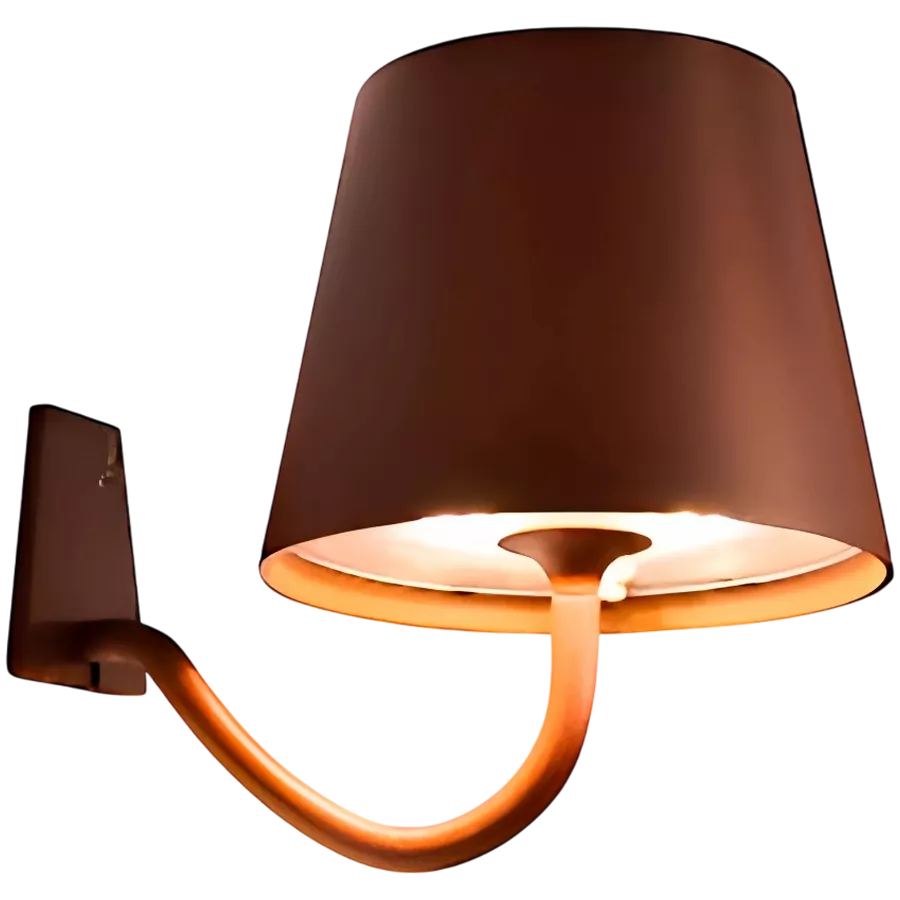 ZAFFERANO POLDINA WALL LAMP 110x140x157mm. MATT RUST 2.2W LED 185/203 lm. — Image №1 ZAFFERANO POLDINA WALL LAMP 110x140x157mm. MATT RUST 2.2W LED 185/203 lm. — Image №1