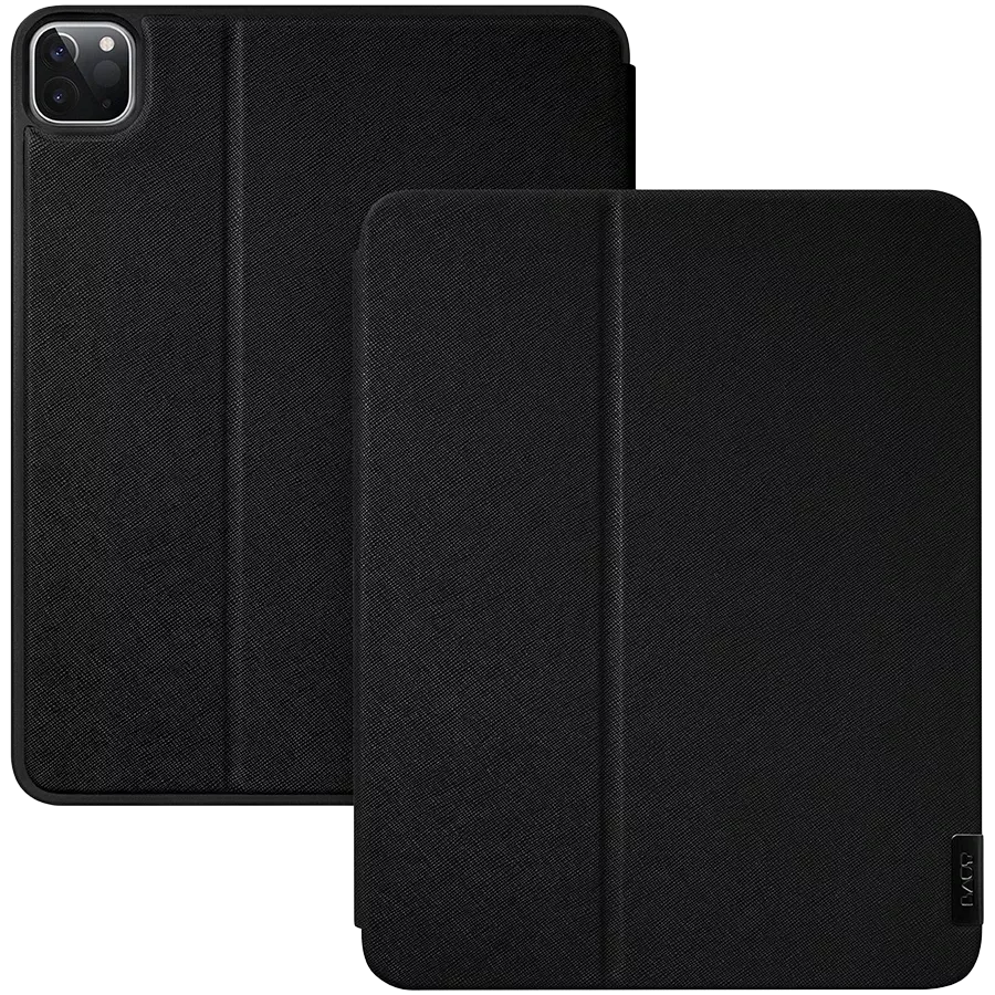 Обложка Smart Folio LAUT PRESTIGE Folio  Чёрная для iPad Pro 12,9 дюйма (3-го, 4-го и 5-го поколения) — Изображение №1