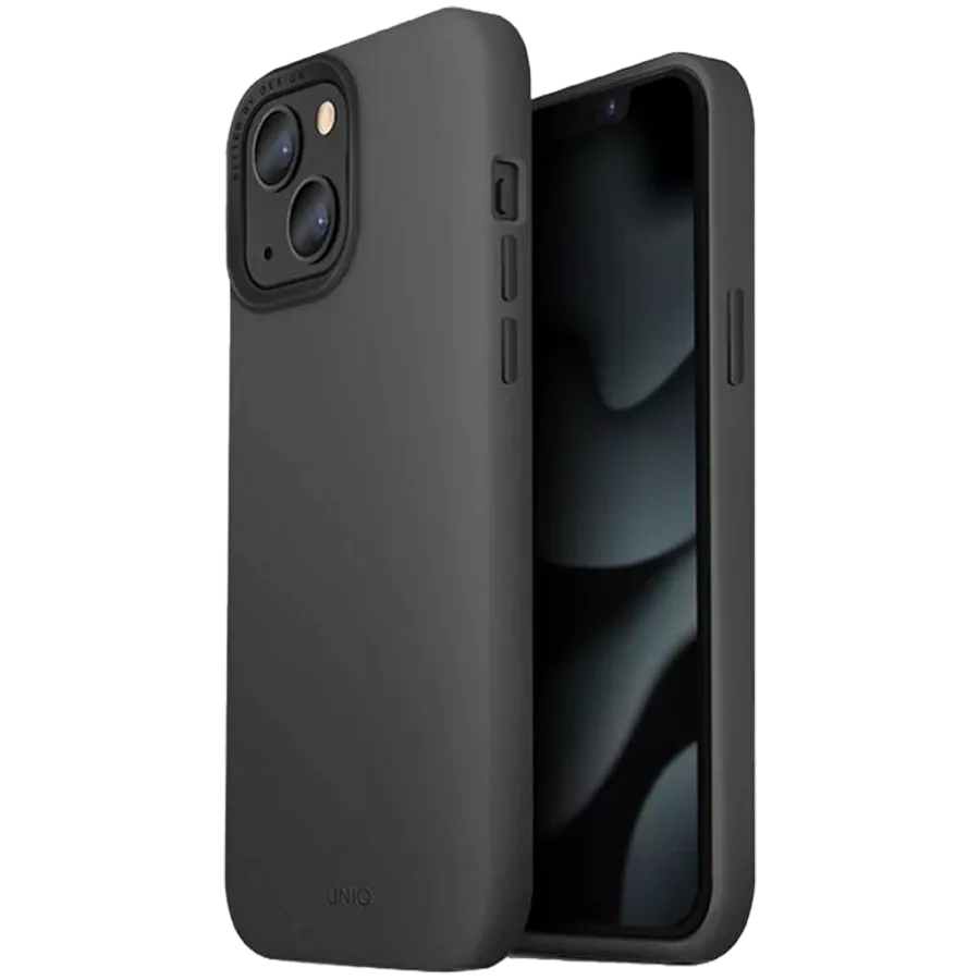 UNIQ Case Lino Hue with MagSafe, Gray for iPhone 13 — Image №1
