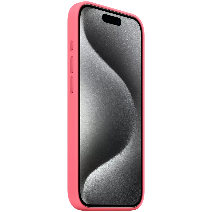 Чехол APPLE силиконовый с MagSafe Розовый для iPhone 15 Pro — Изображение №2
