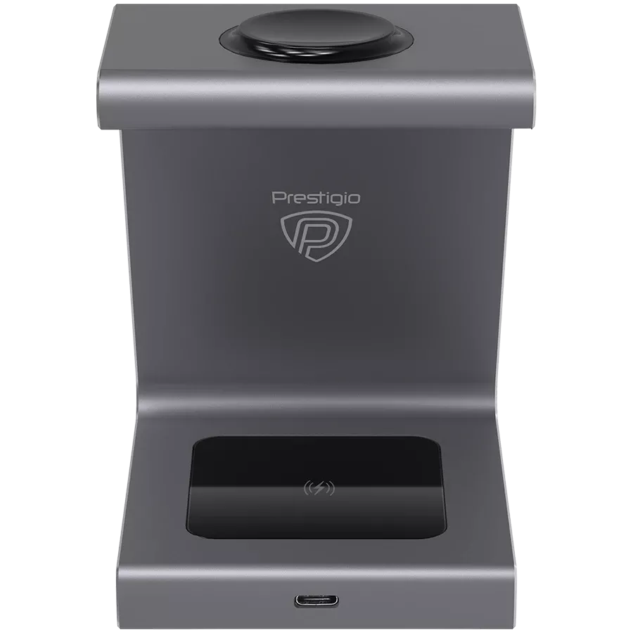 PRESTIGIO ReVolt A8 Ασύρματος φορτιστής, 10 βατ, Γκρι — Εικών №7