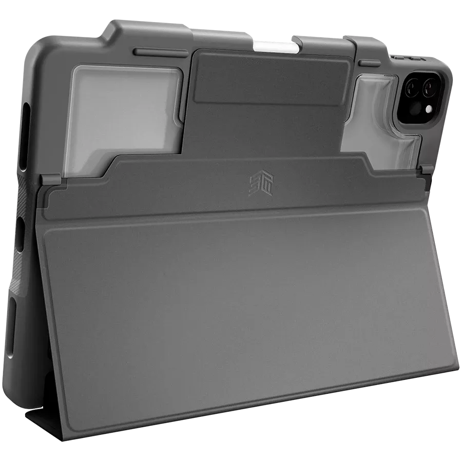 Обложка Smart Cover STM DUX RUGGED PLUS  Чёрная для iPad Pro 11 дюймов (3-го поколения) — Изображение №3