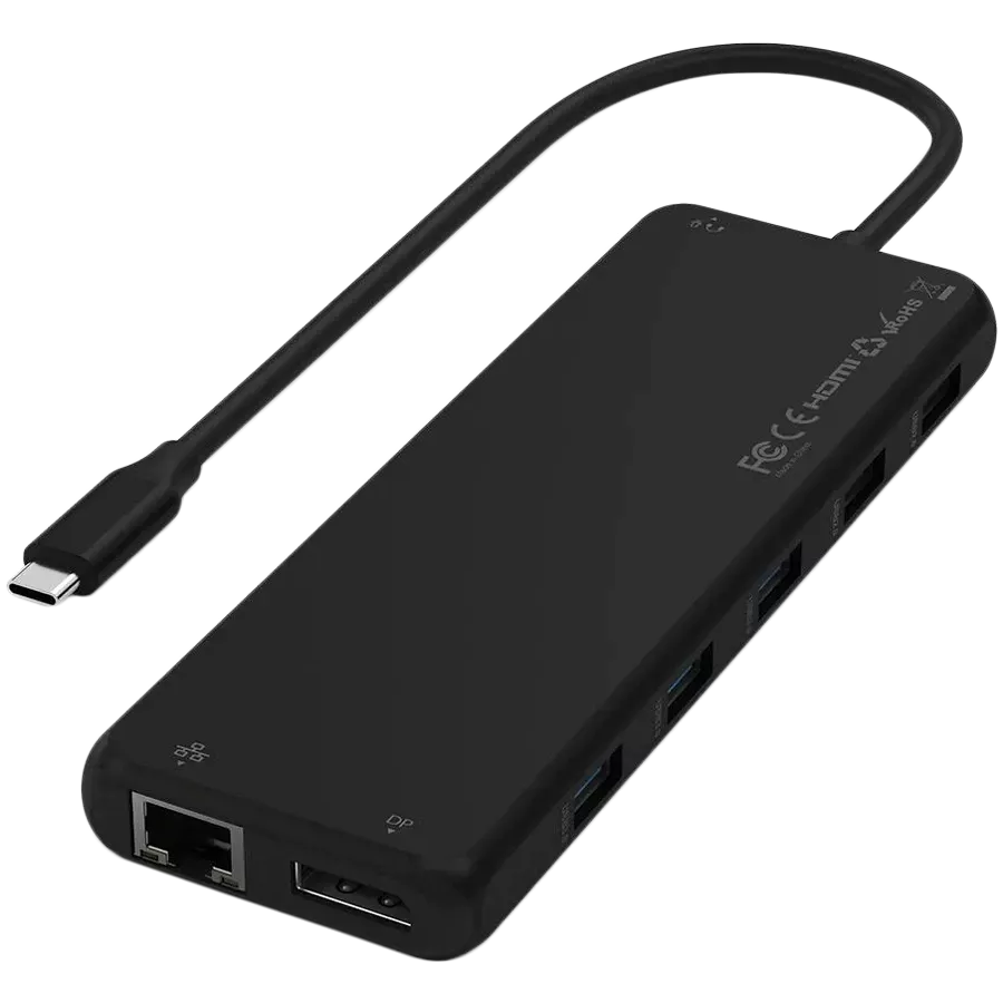 SATECHI 13-in-1 USB-C Triple Display Multiport Adapter Μαύρος — Εικών №3