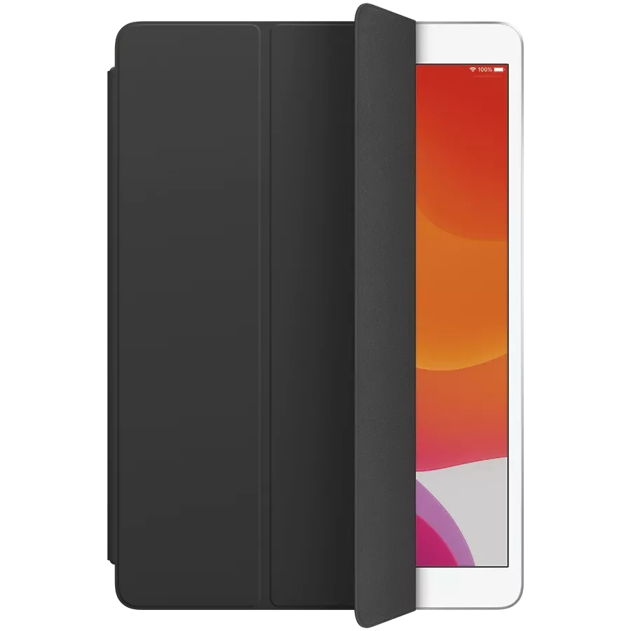 Обложка APPLE Smart Cover  Чёрная для iPad (7-го, 8-го и 9-го поколения)/iPad Air (3-го поколения)/iPad Pro 10,5 дюйма — Изображение №2