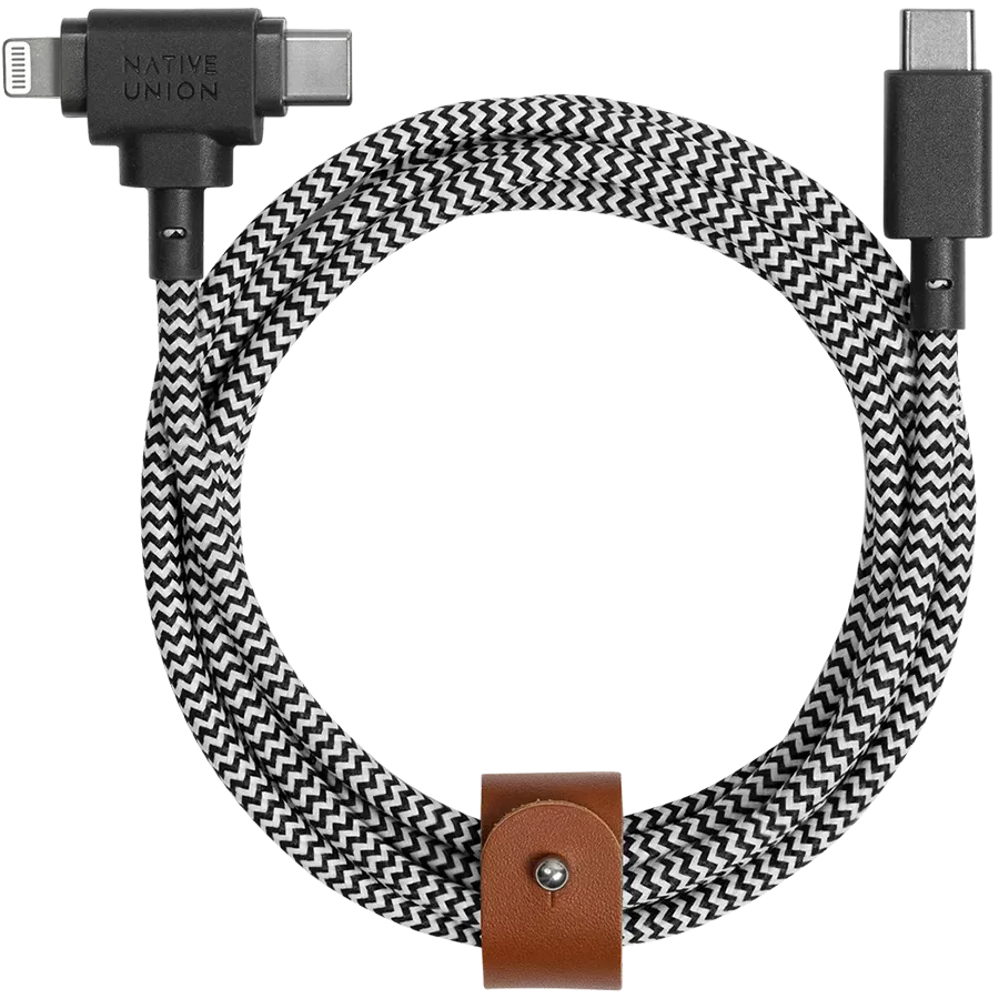 NATIVE UNION Кабель-переходник с USB-C на Lightning — Изображение №1