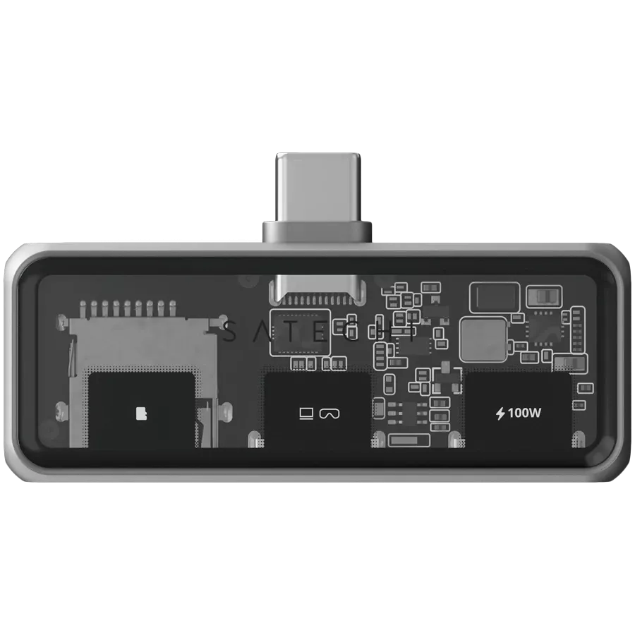 Хаб Satechi Mobile XR with microSD Reader Space Grey (ST-HXRSDM) — Зображення №1