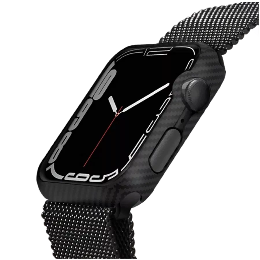 Захисний чохол PITAKA Air Case  Чорний/Сірий для Apple Watch (8 Gen.)/Apple Watch (7 Gen.) — Зображення №3